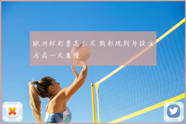 欧洲杯彩票怎么买 购彩规则与投注方式一文看懂